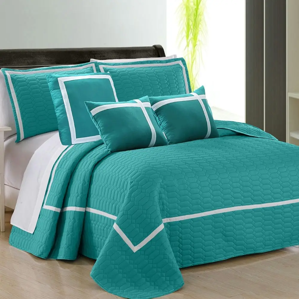 Home Fashion Two-tone Embossed Comforter Set (6 Or 10-piece)