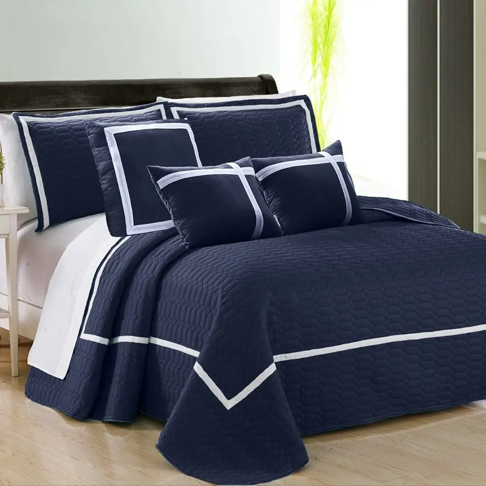 Home Fashion Two-tone Embossed Comforter Set (6 Or 10-piece)