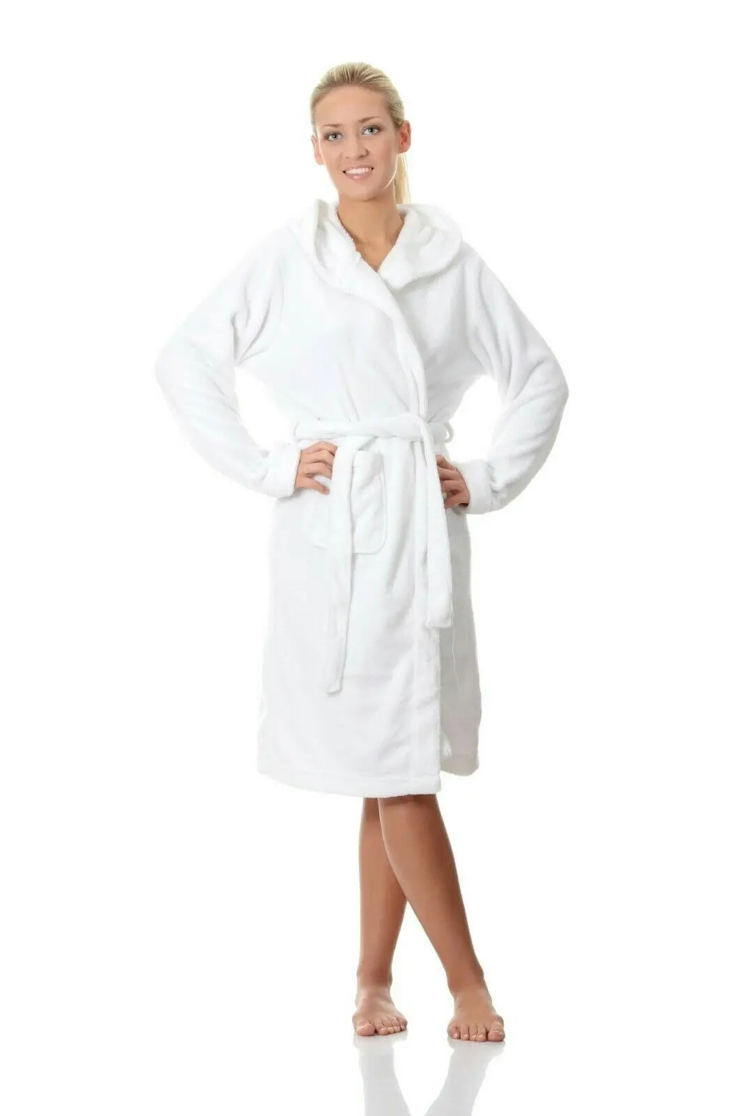 Softouch Luxury 100% Cotton Velour Bathrobes Bath Robes Unisex S/m L/xl