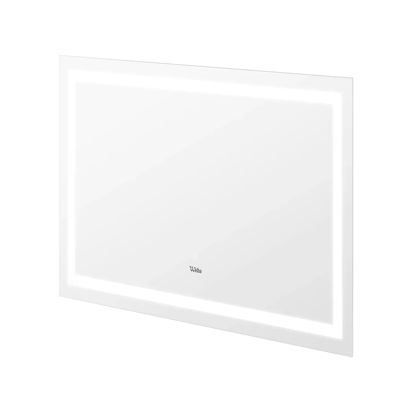 Welba LED Rectangle Bathroom Mirror Anti-fog Makeup Wall Mirrors 1200x700mm