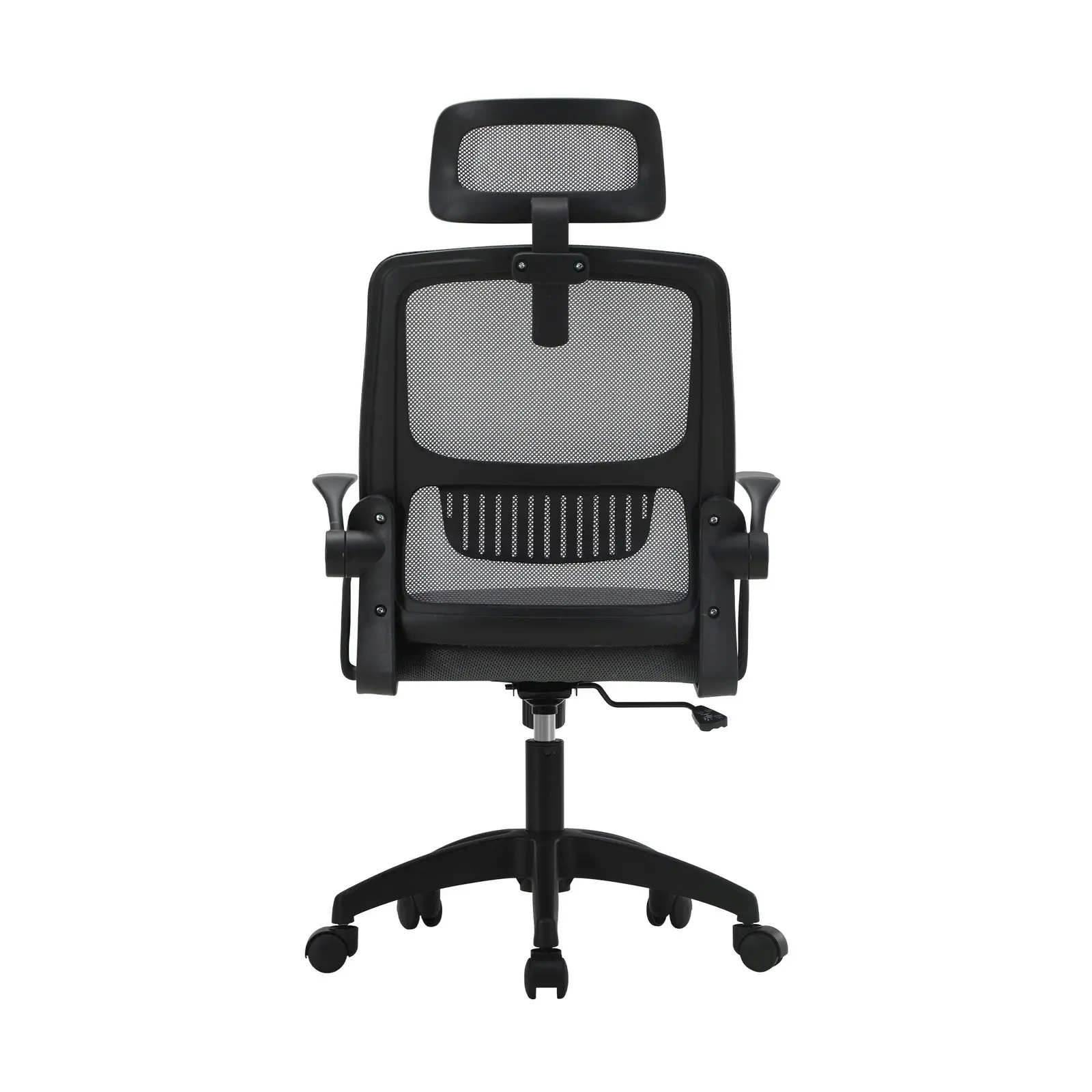 Oikiture Mesh Office Chair Executive Fabric Gaming Seat Racing Computer Dark Grey&Black