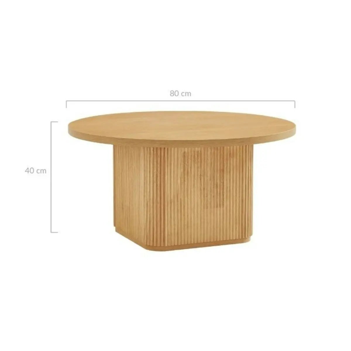 Kate Round Column Coffee Table