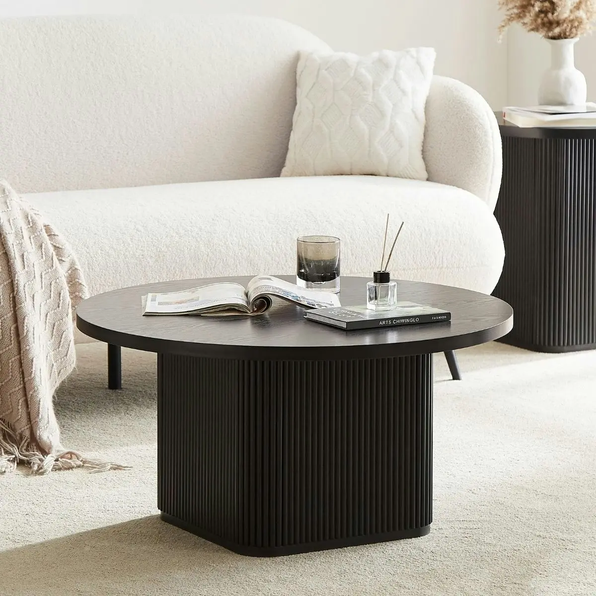 Kate Round Column Coffee Table