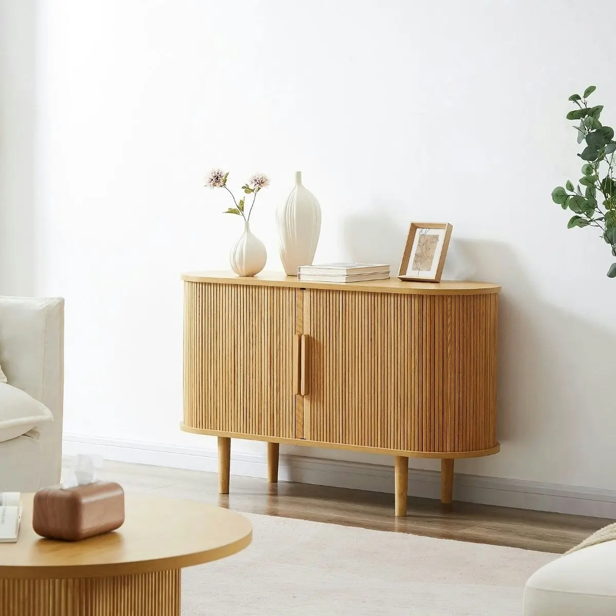 Kate Column Wooden Sideboard Table