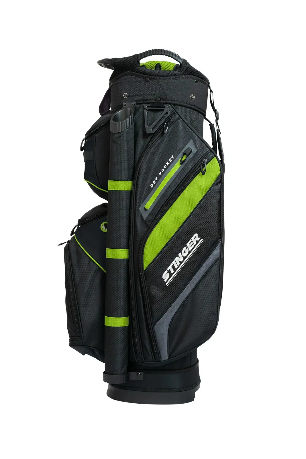 Light Weight Premium Golf Bag - Black/Lime