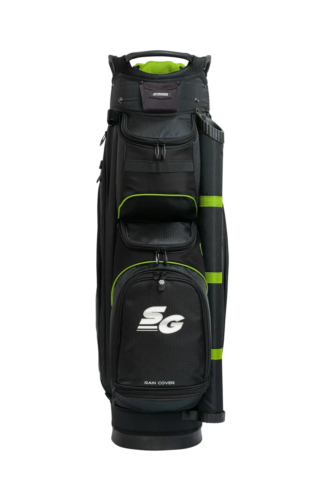 Light Weight Premium Golf Bag - Black/Lime