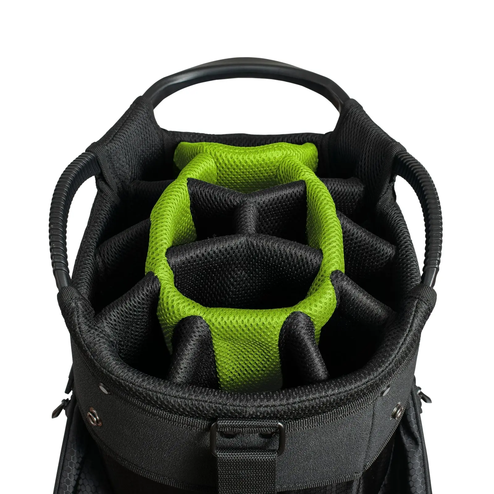 Light Weight Premium Golf Bag - Black/Lime