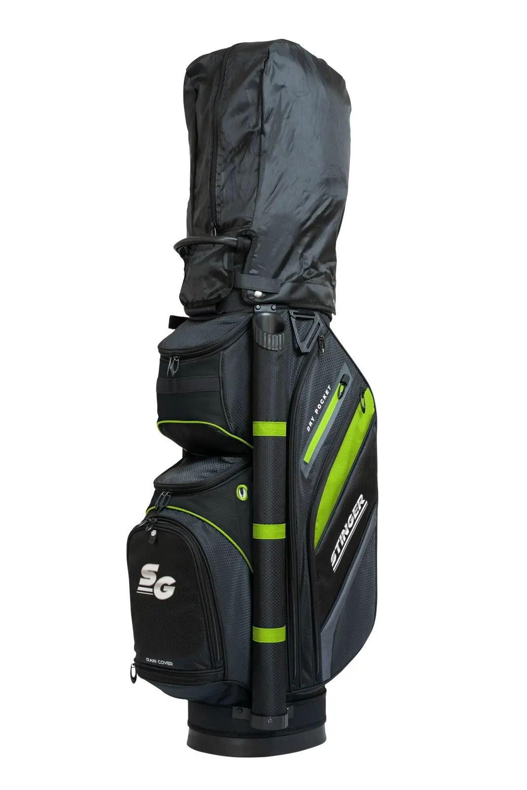 Light Weight Premium Golf Bag - Black/Lime