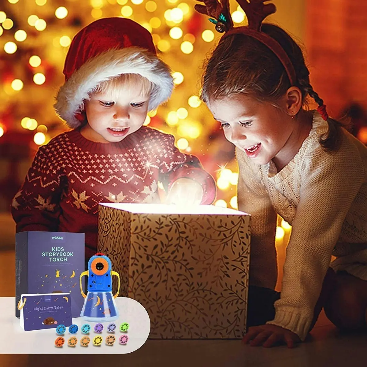 Glowly Magical Storybook Projector Bedtime Torch Light Projector For Kids