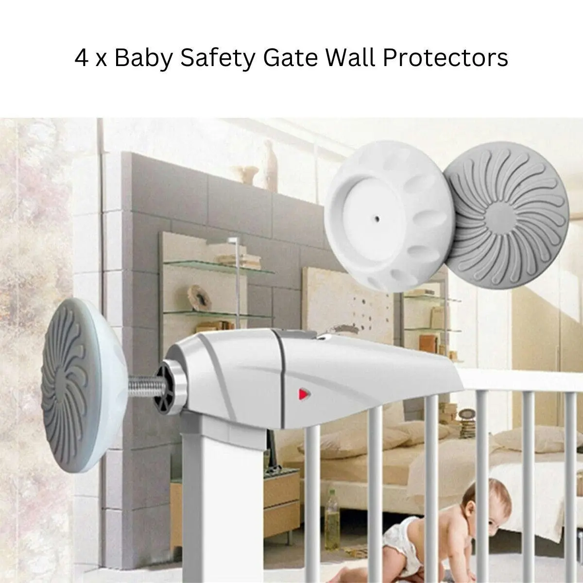 Toddly GuardMate Baby Safety Gate Adjustable with Extensions