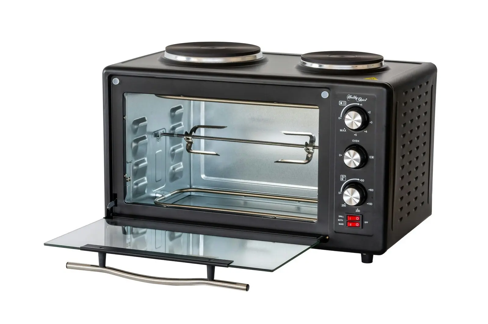 Portable Oven with Rotisserie Cooking, 34L Capacity, 2400W