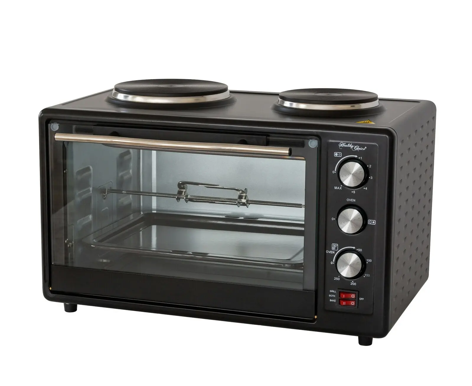 Portable Oven with Rotisserie Cooking, 34L Capacity, 2400W