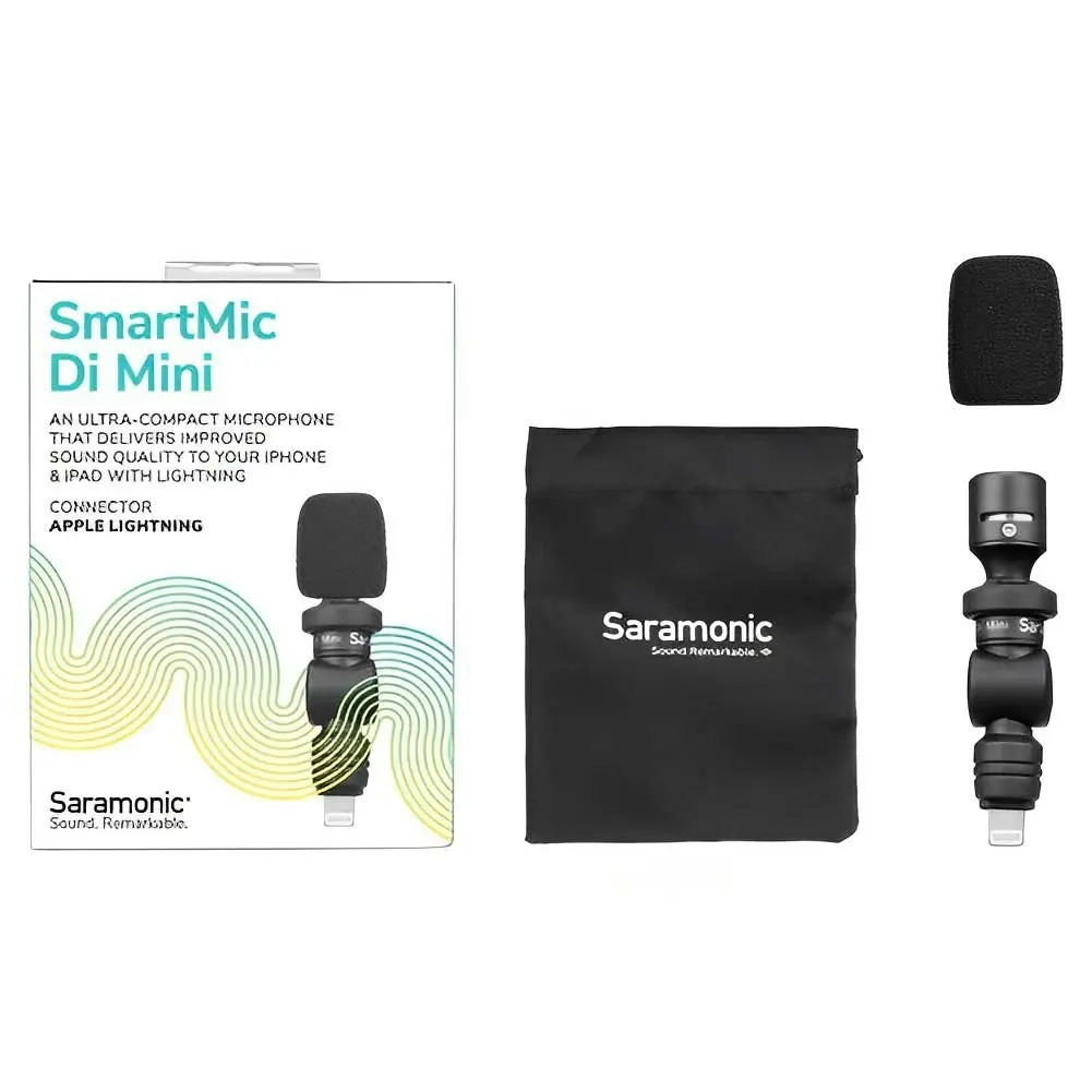 Saramonic SmartMic Di Mini Condenser Lightning Mic for iOS Devices