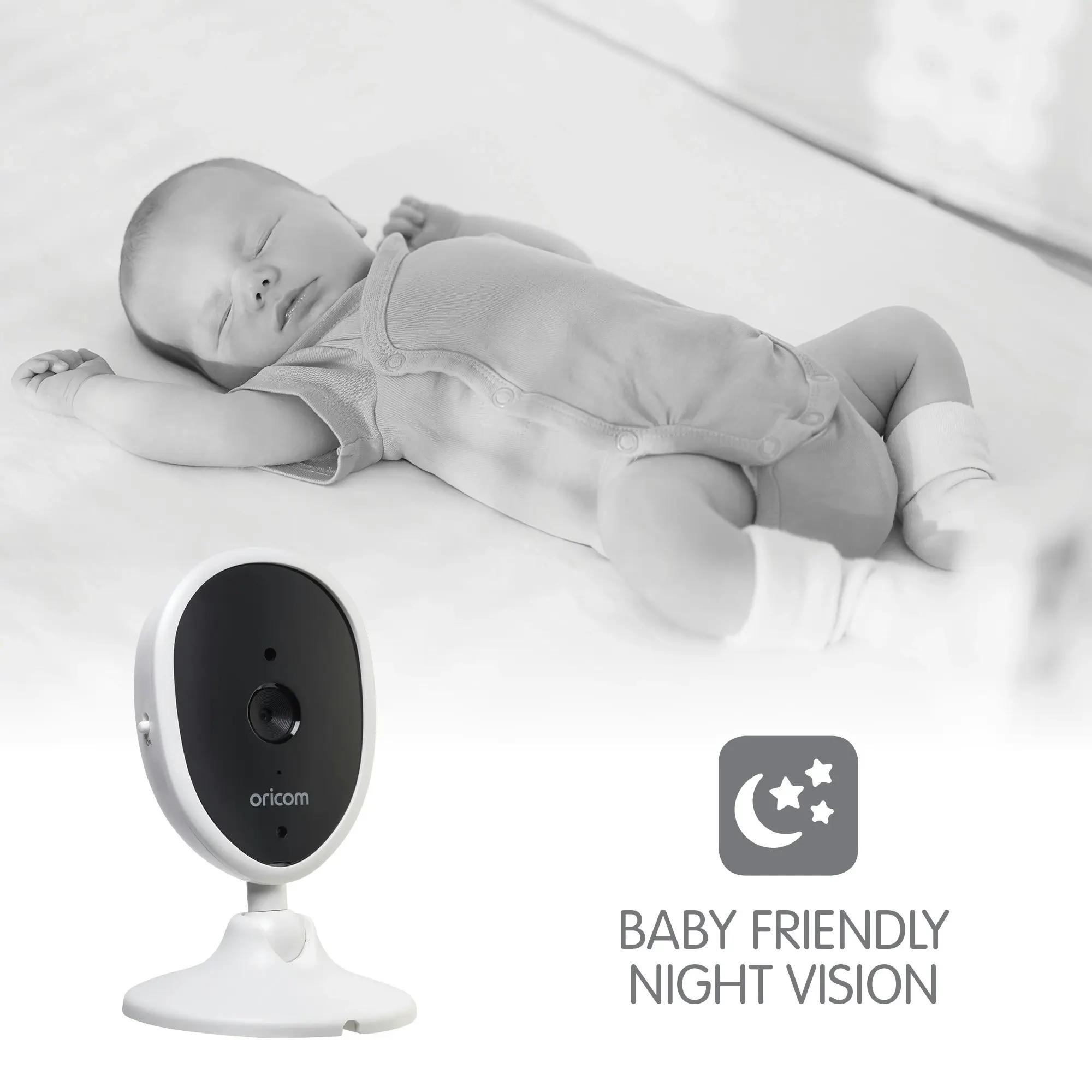 Oricom Secure SC740 Digital Video Baby Monitor with Motorised Pan Tilt Camera Twin Pack (SC7402)