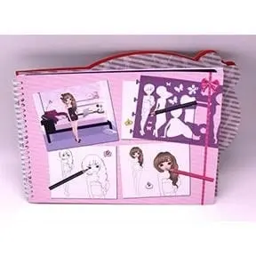 Promotional Fashion Design Folio With Pencils & Adhesive Appliques