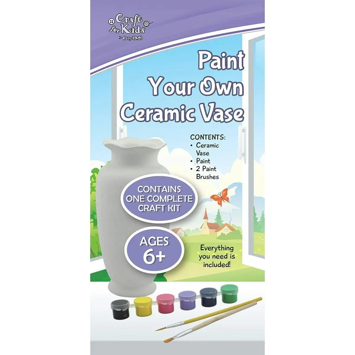 Craft for Kids Paint Your Own Ceramic Vase