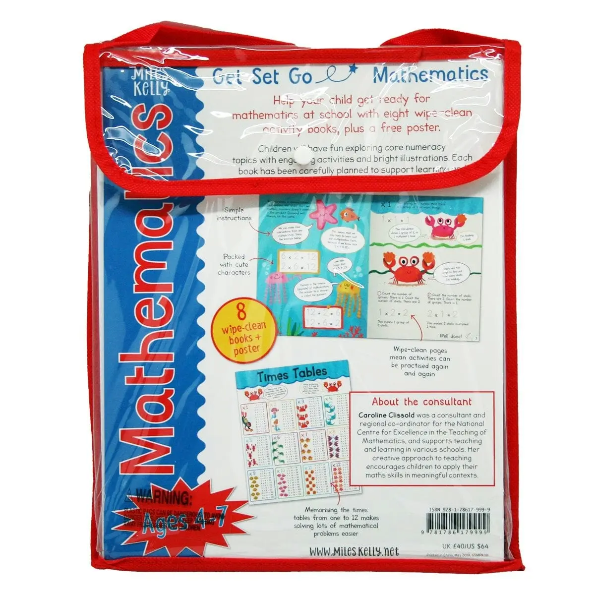 Promotional Get Set Go Mathematics: 8 Pack With Poster