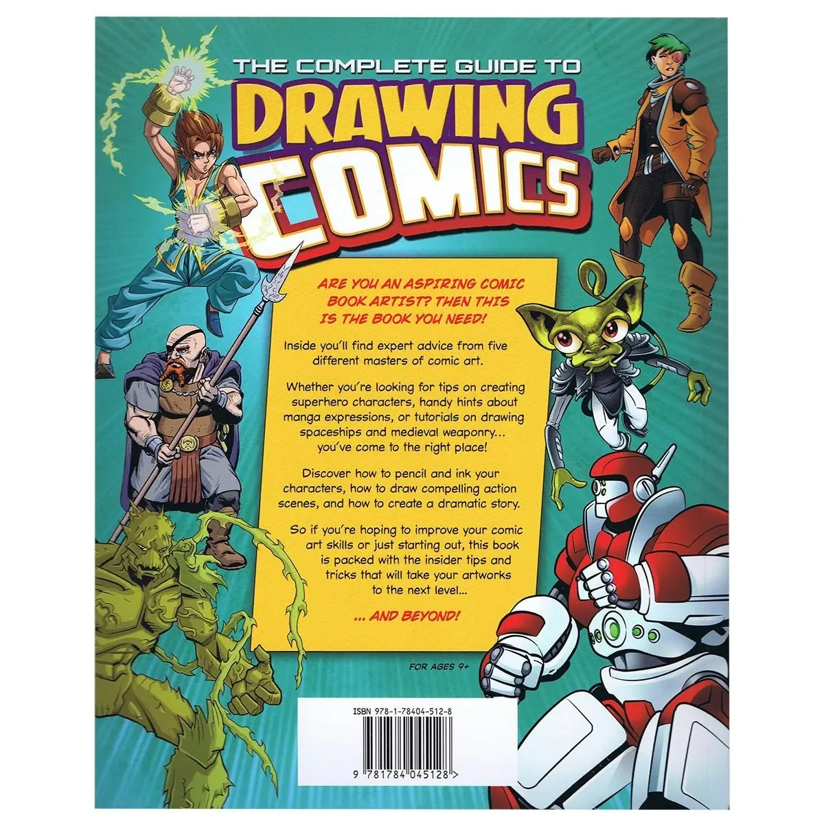 Promotional The Complete Guide To Drawing Comics