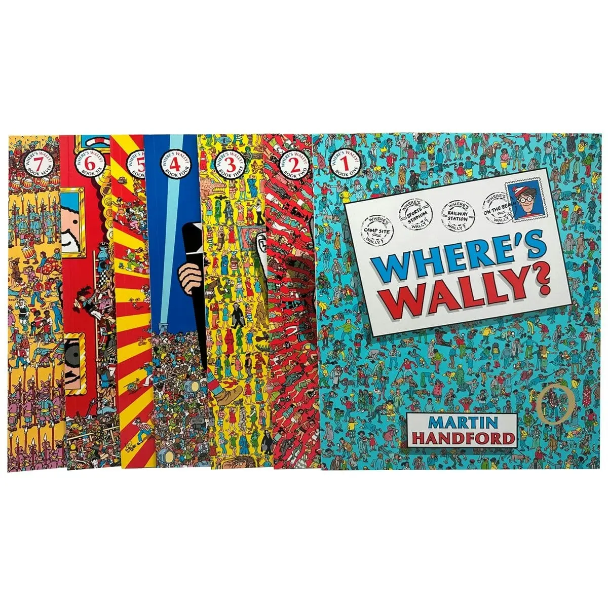 Walker Books Where's Wally Classic 7 Book Pack