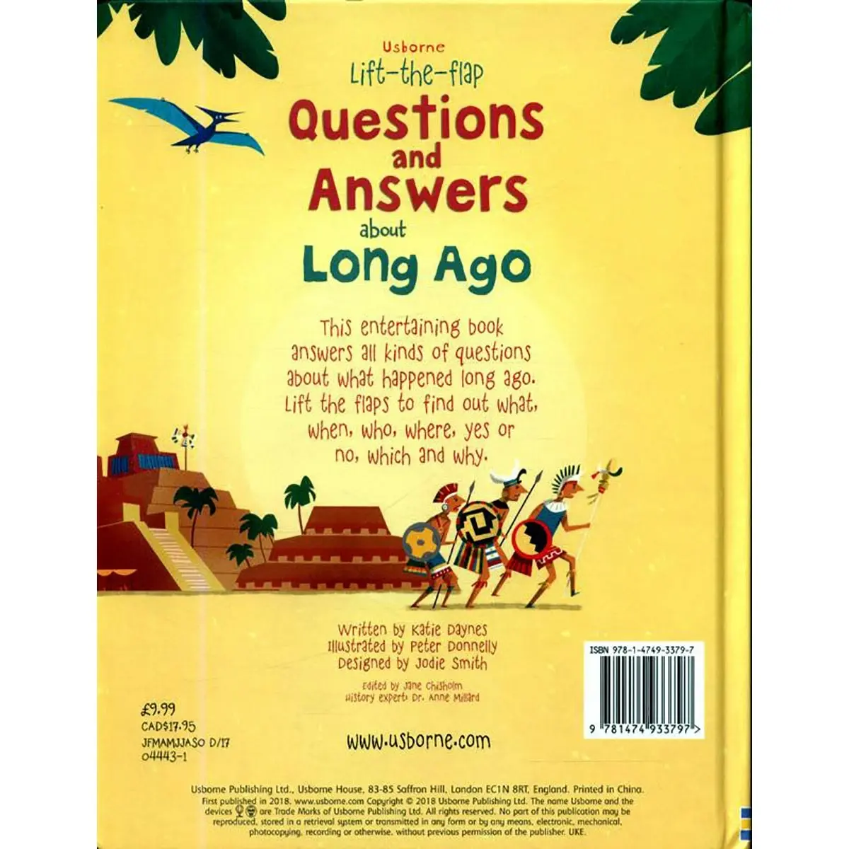 Usborne Lift The Flap Questions And Answers About Long Ago