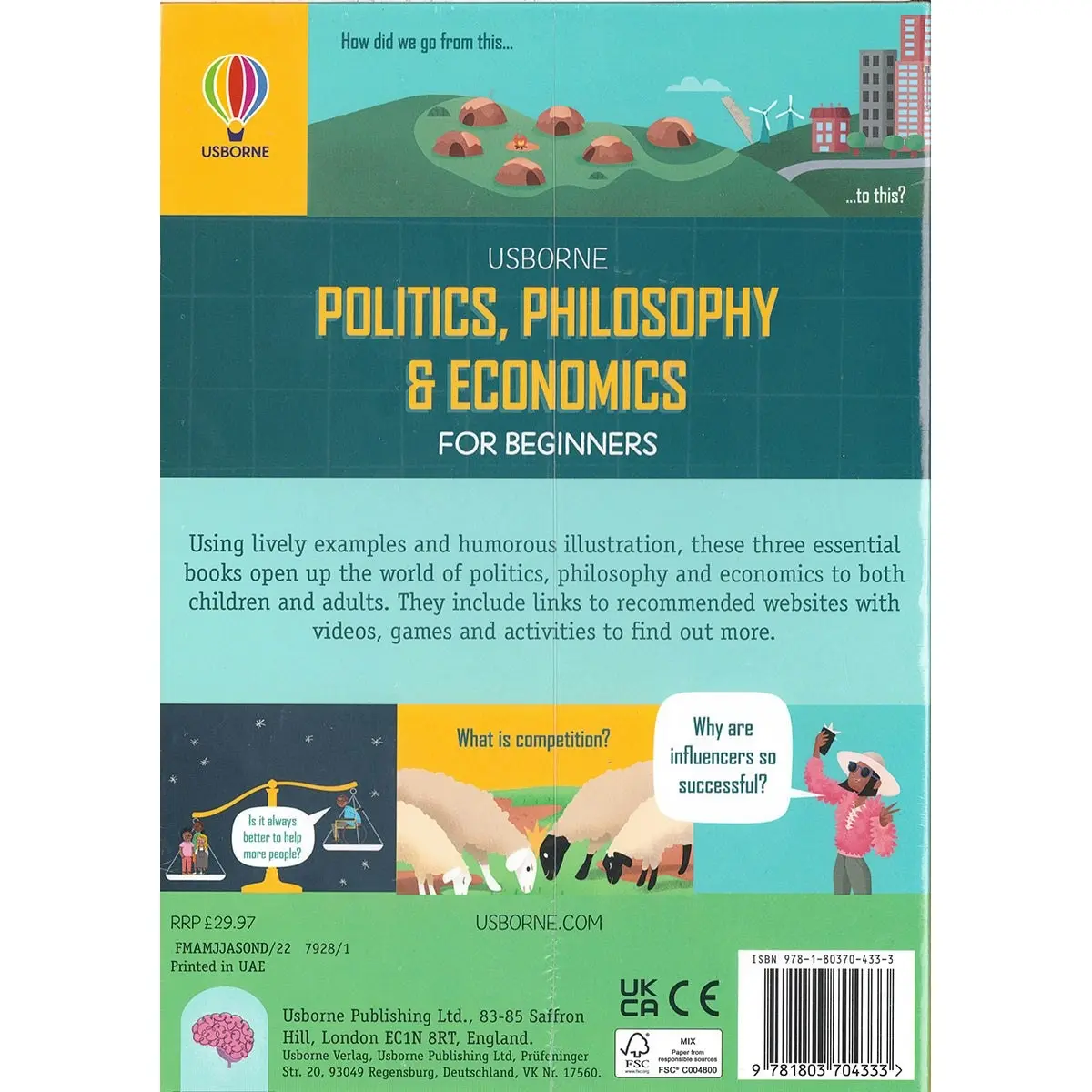 Usborne Politics Philosophy & Economics For Beginners