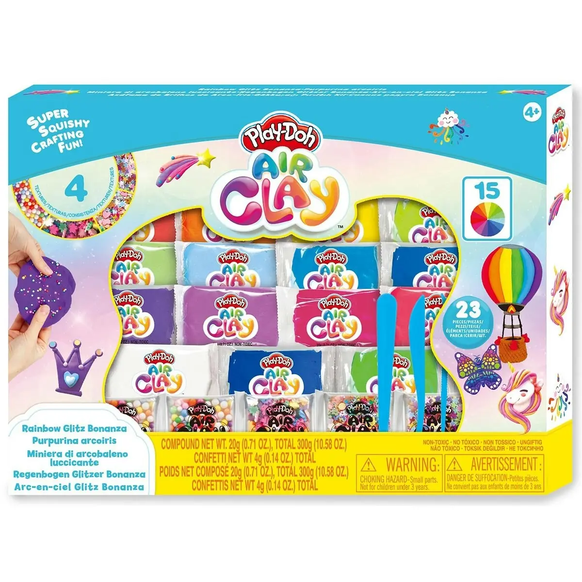 Play Doh Rainbow Glitz Bonanza