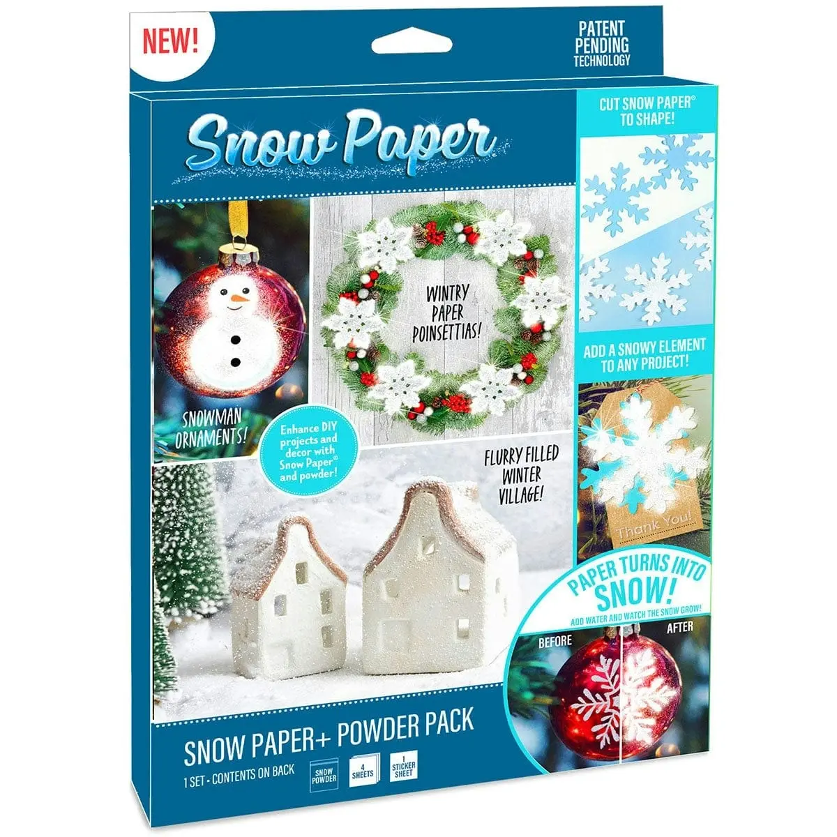 Creative Kids Snow Paper & Powder Plus Pack