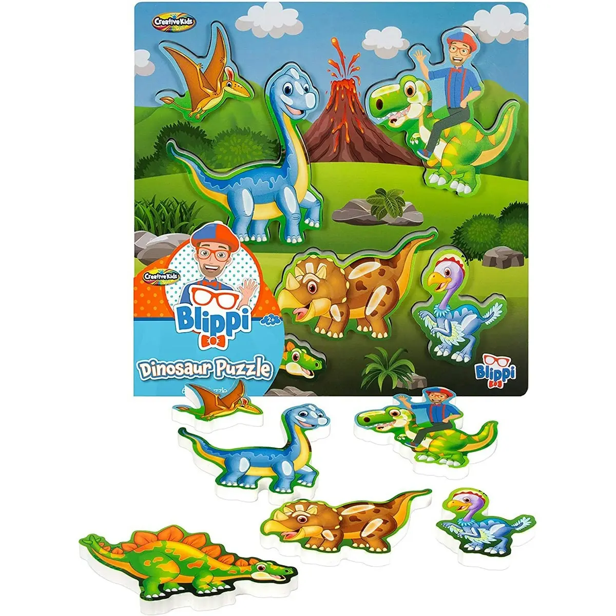 Be Amazing! Toys Blippi Dinosaur Puzzle