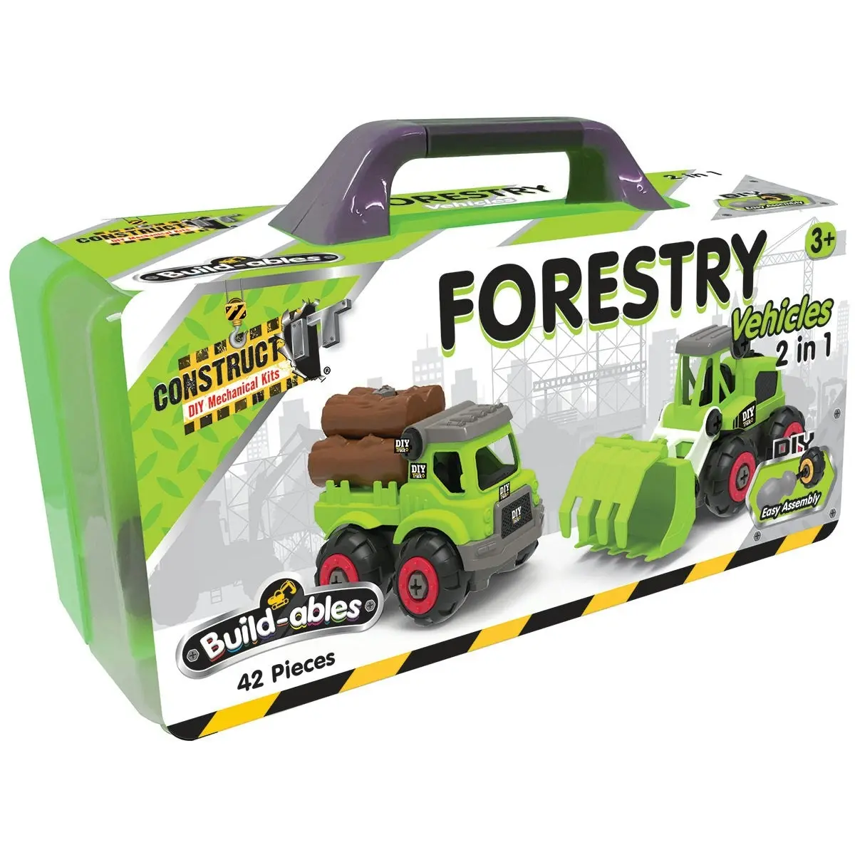 Construct It Build-ables - Forestry Vehicles 2 In 1