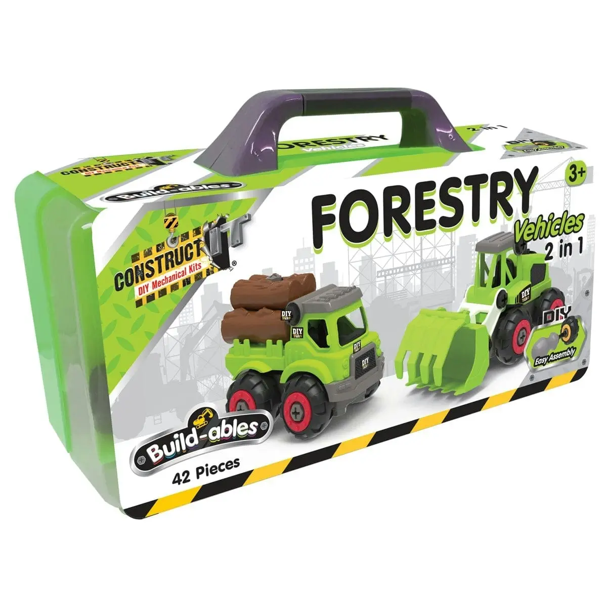 Construct It Build-ables - Forestry Vehicles 2 In 1