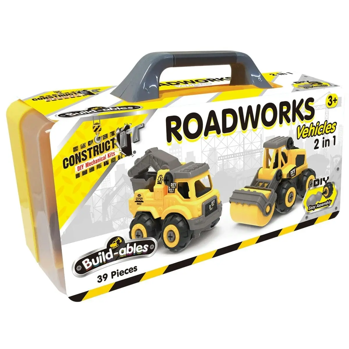 Construct It Build-ables - Roadworks Vehicles 2 In 1