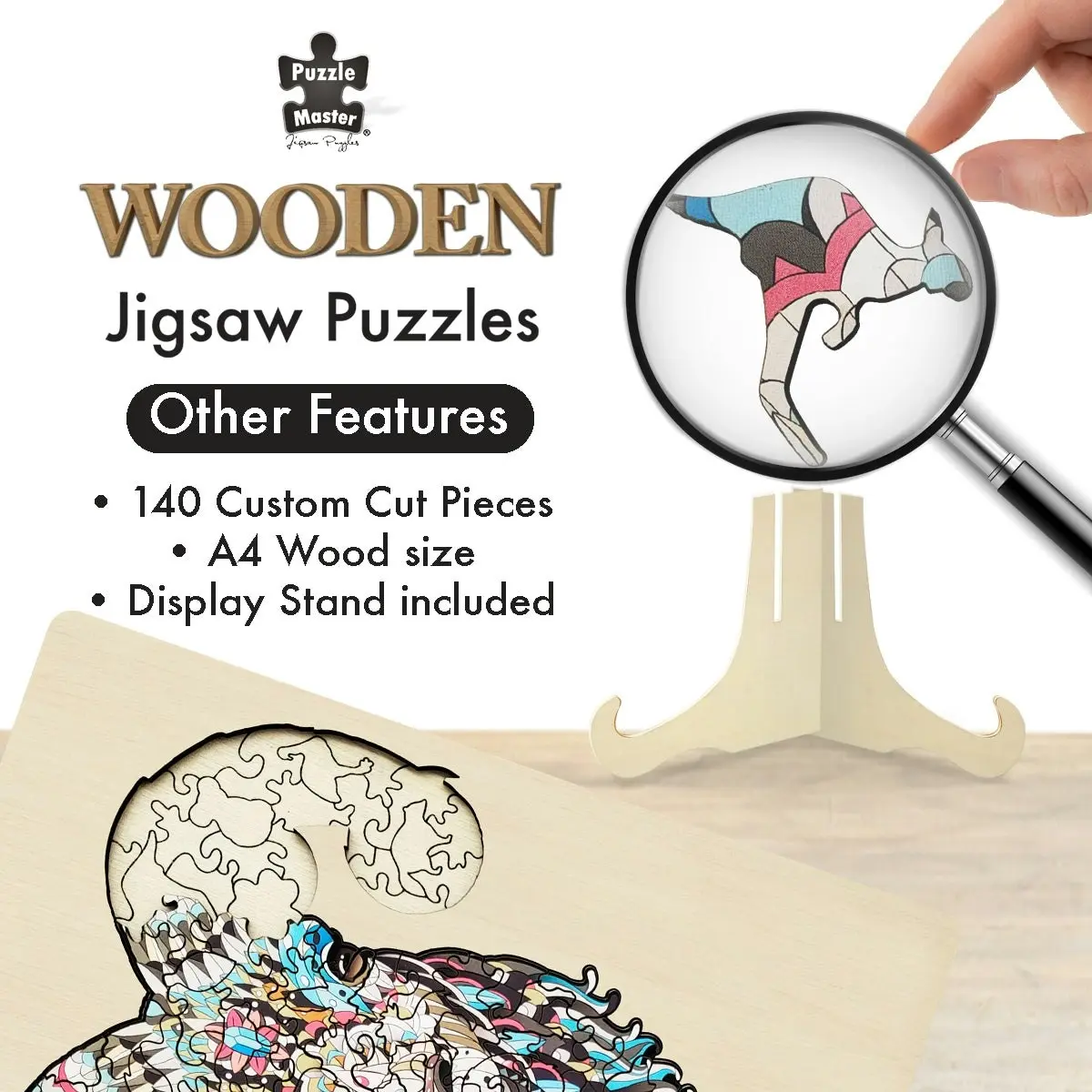 Puzzle Master 133 Piece Wooden Jigsaw Puzzle, Ram