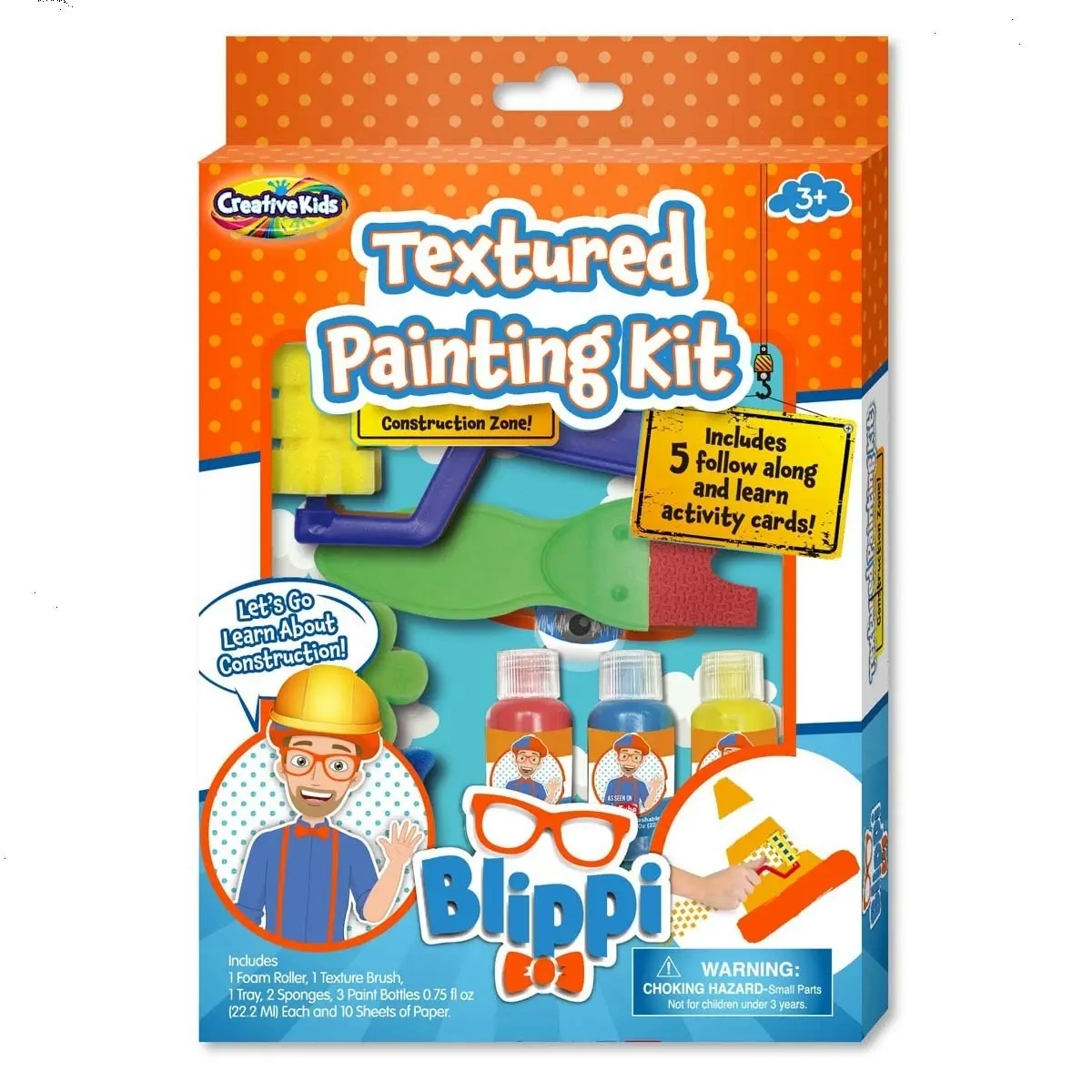 Be Amazing! Toys Blippi Textured Painting Kit