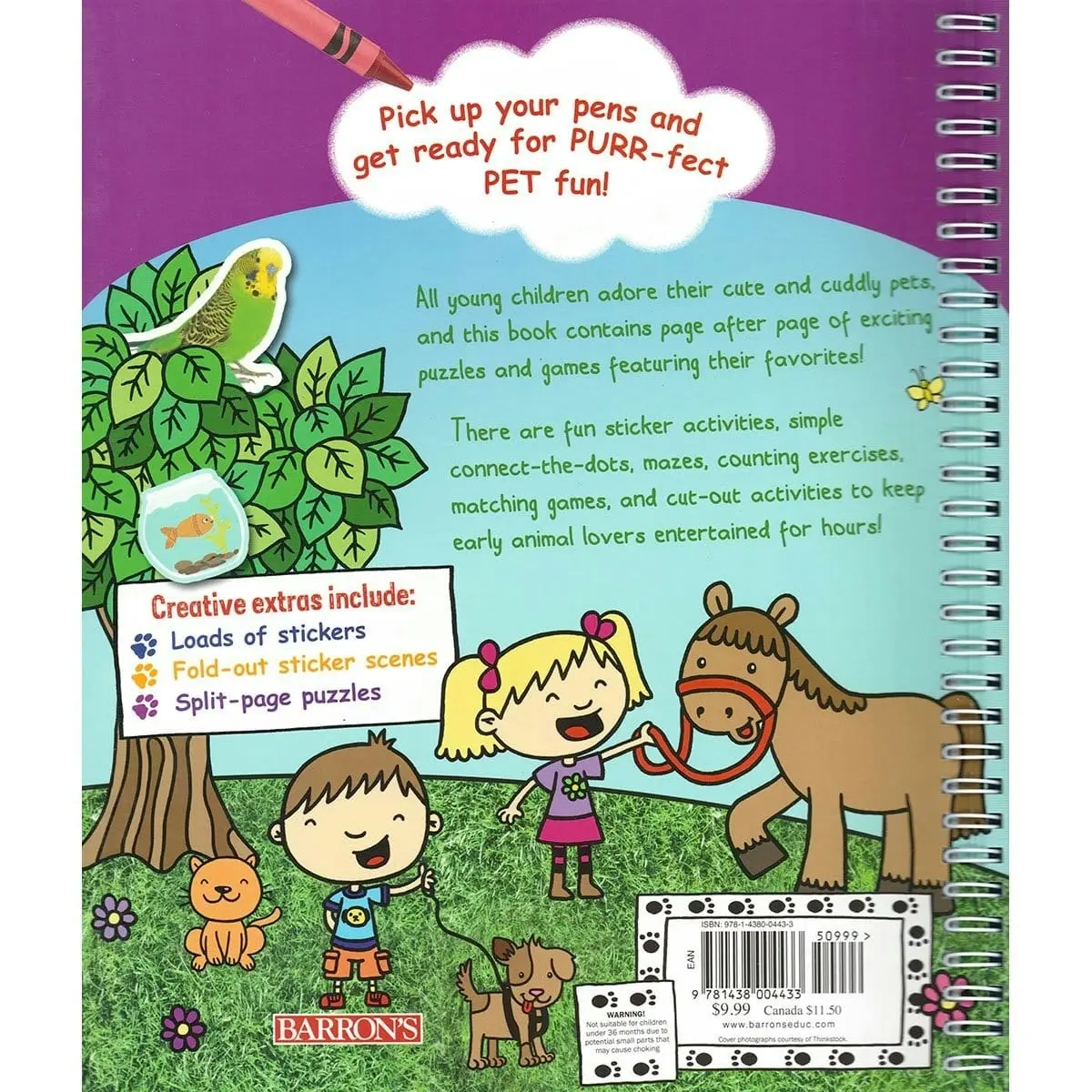 Promotional My First Creativity Book - Pets