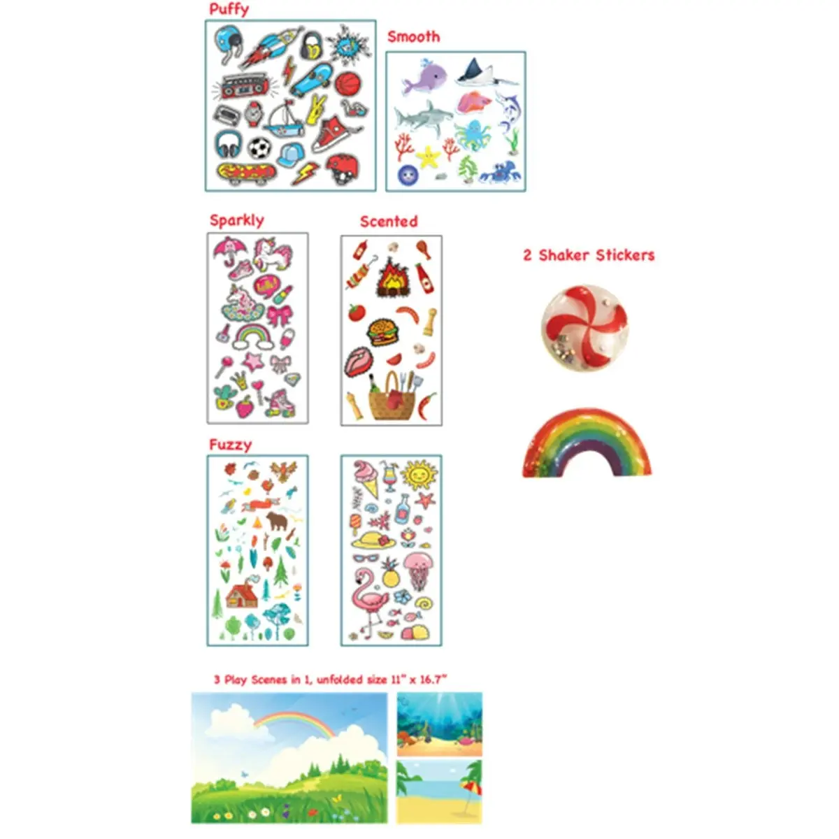 Sense & Grow Sensory Sticker Set