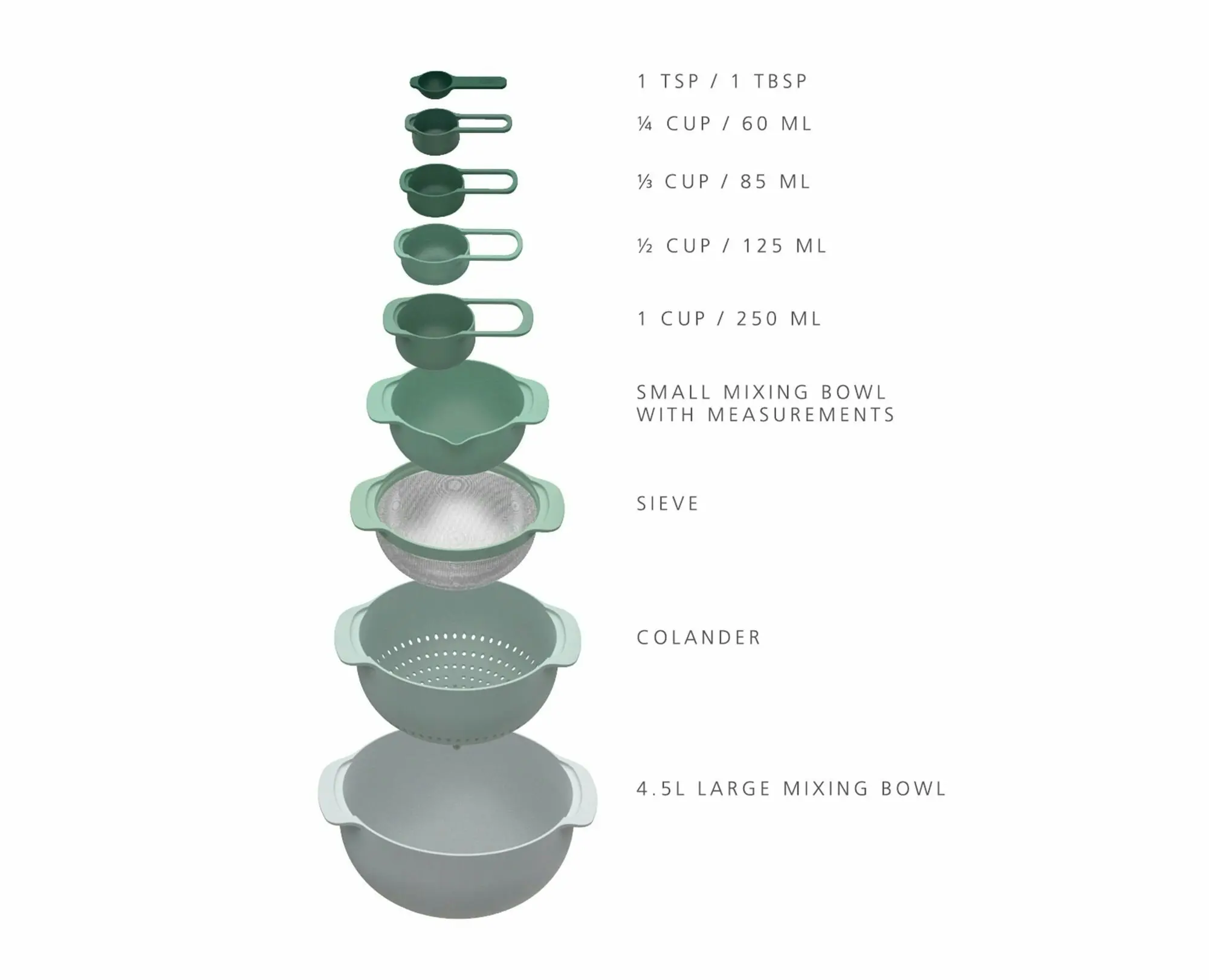 Joseph Joseph Nest 9 Plus Bowl Set