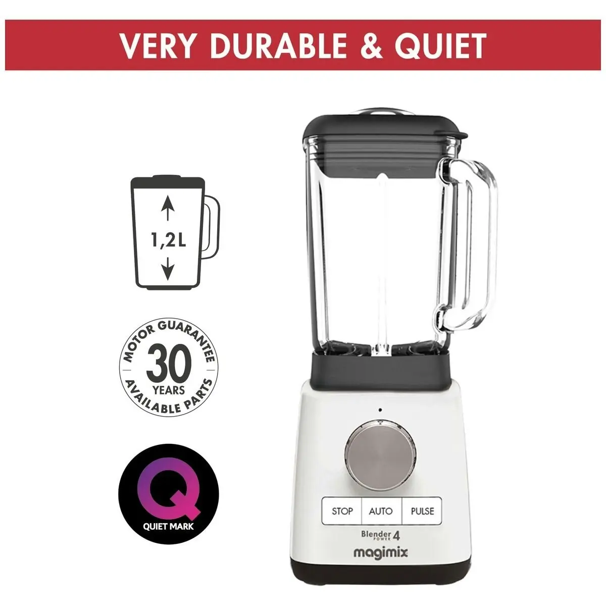 Magimix Premium Power Blender White