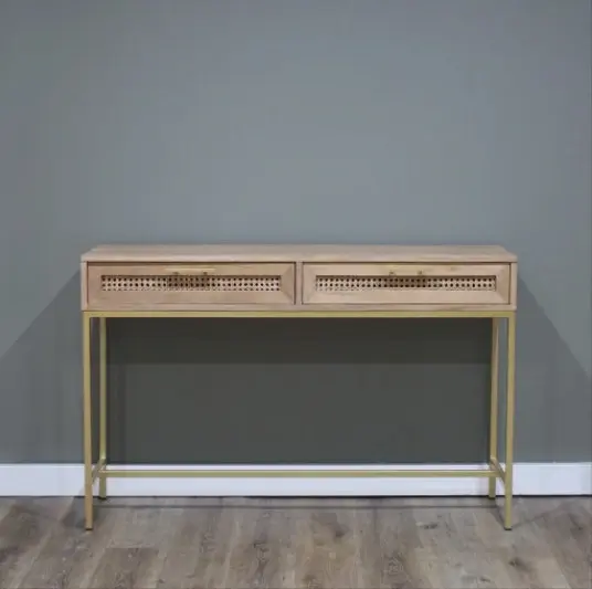 Winnipeg & Sons Aranga Timber & Rattan Console