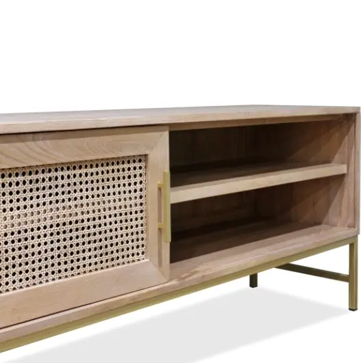 Winnipeg & Sons Aranga Timber & Rattan TV Unit