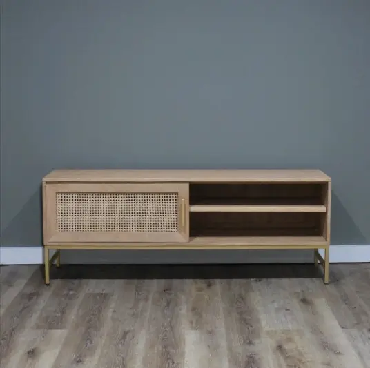 Winnipeg & Sons Aranga Timber & Rattan TV Unit