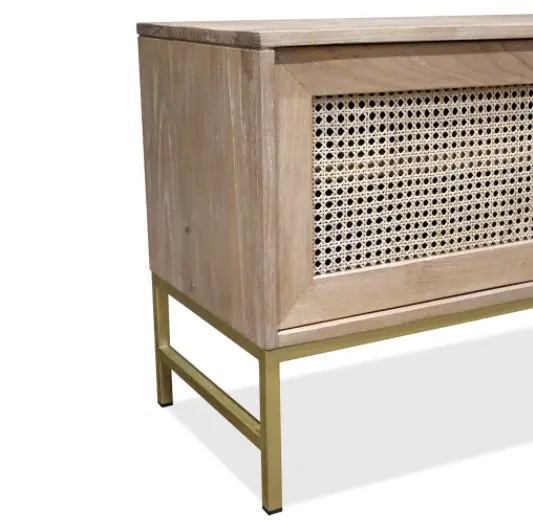 Winnipeg & Sons Aranga Timber & Rattan TV Unit