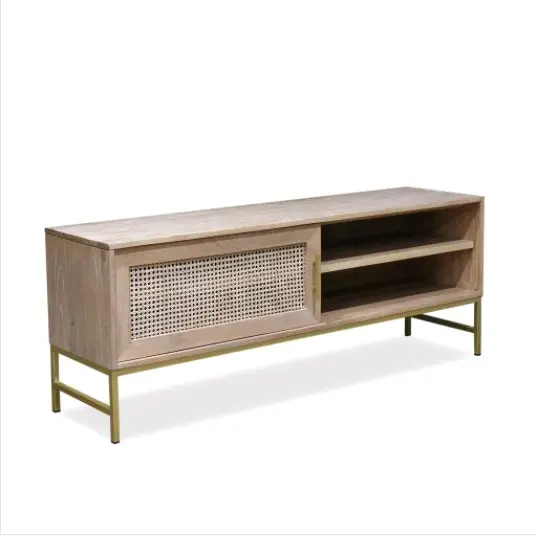 Winnipeg & Sons Aranga Timber & Rattan TV Unit