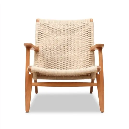 Winnipeg & Sons String Weave & Teak Easy Chair