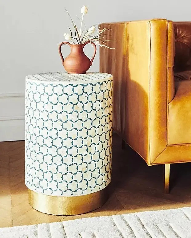 Zohi_Interiors Targua Inlay Side Table