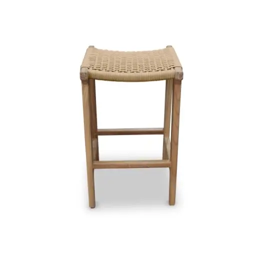 Winnipeg & Sons String Weave Timber Stool