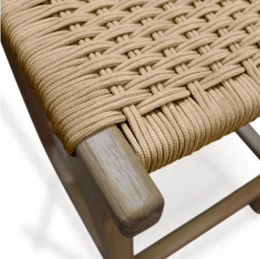 Winnipeg & Sons String Weave Timber Stool