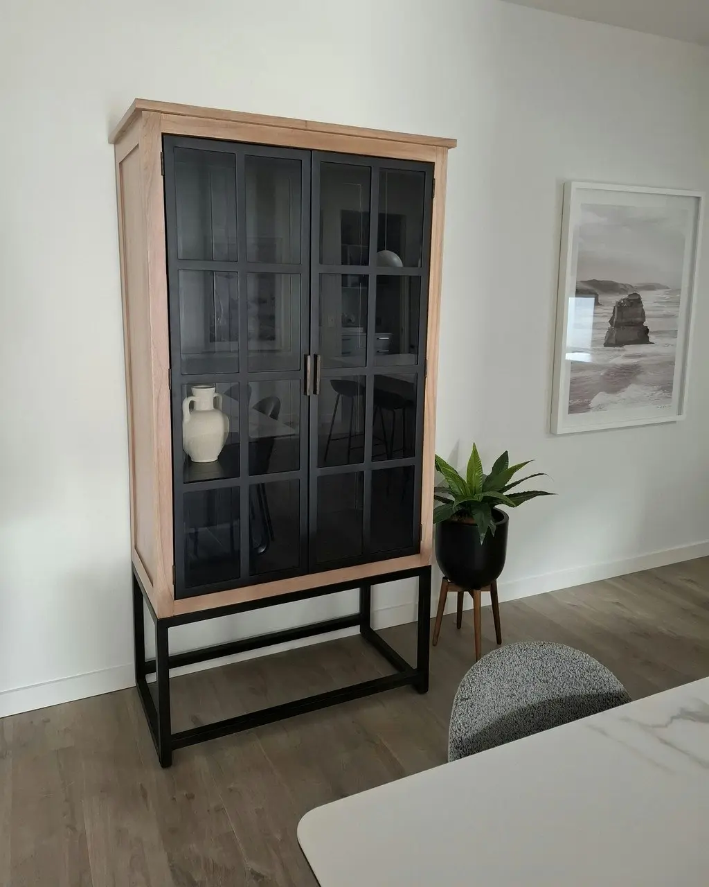 Winnipeg & Sons Berkeley Timber and Iron Display Cabinet