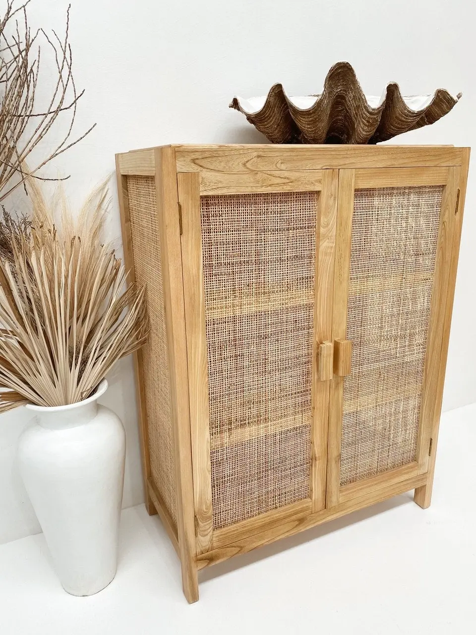 Baha Crafts Rattan Mali 2 Door Cabinet