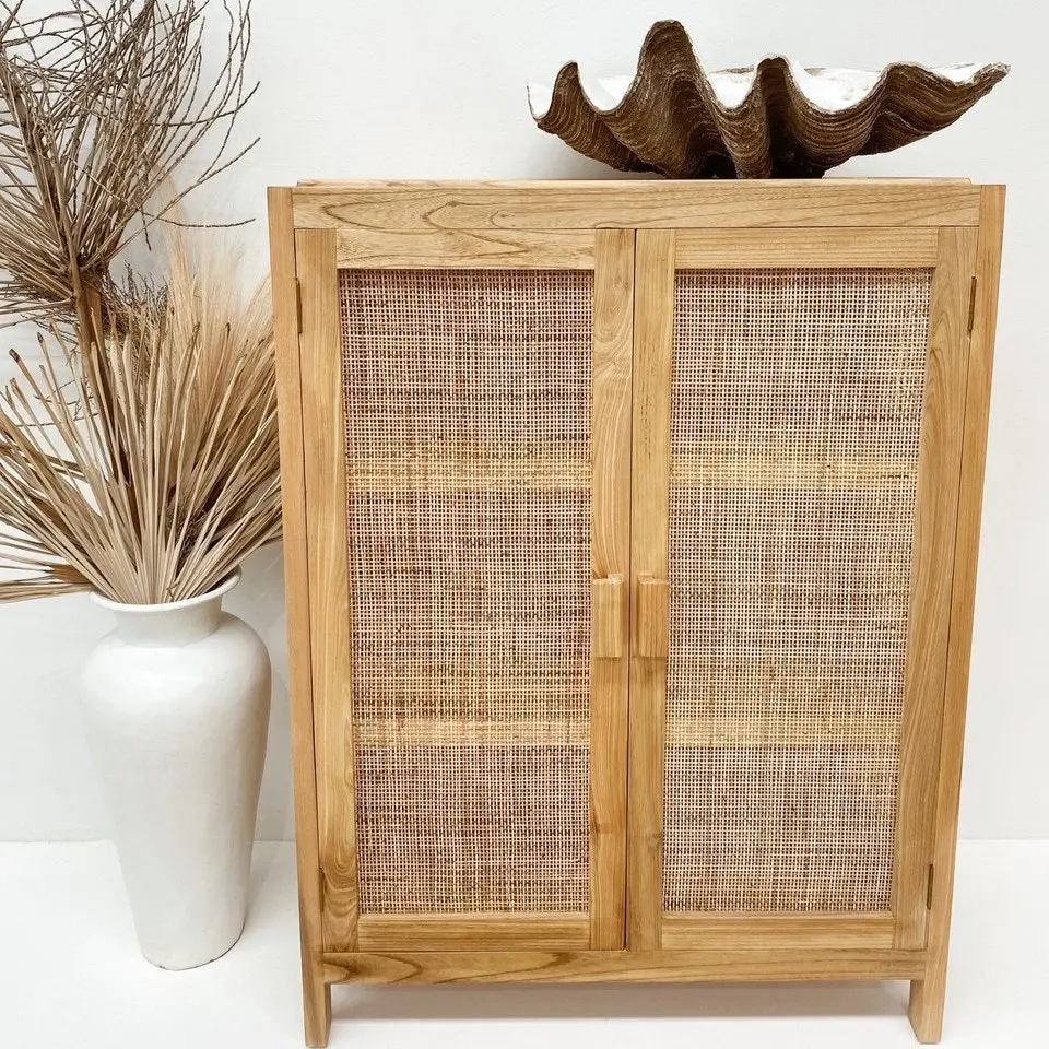 Baha Crafts Rattan Mali 2 Door Cabinet