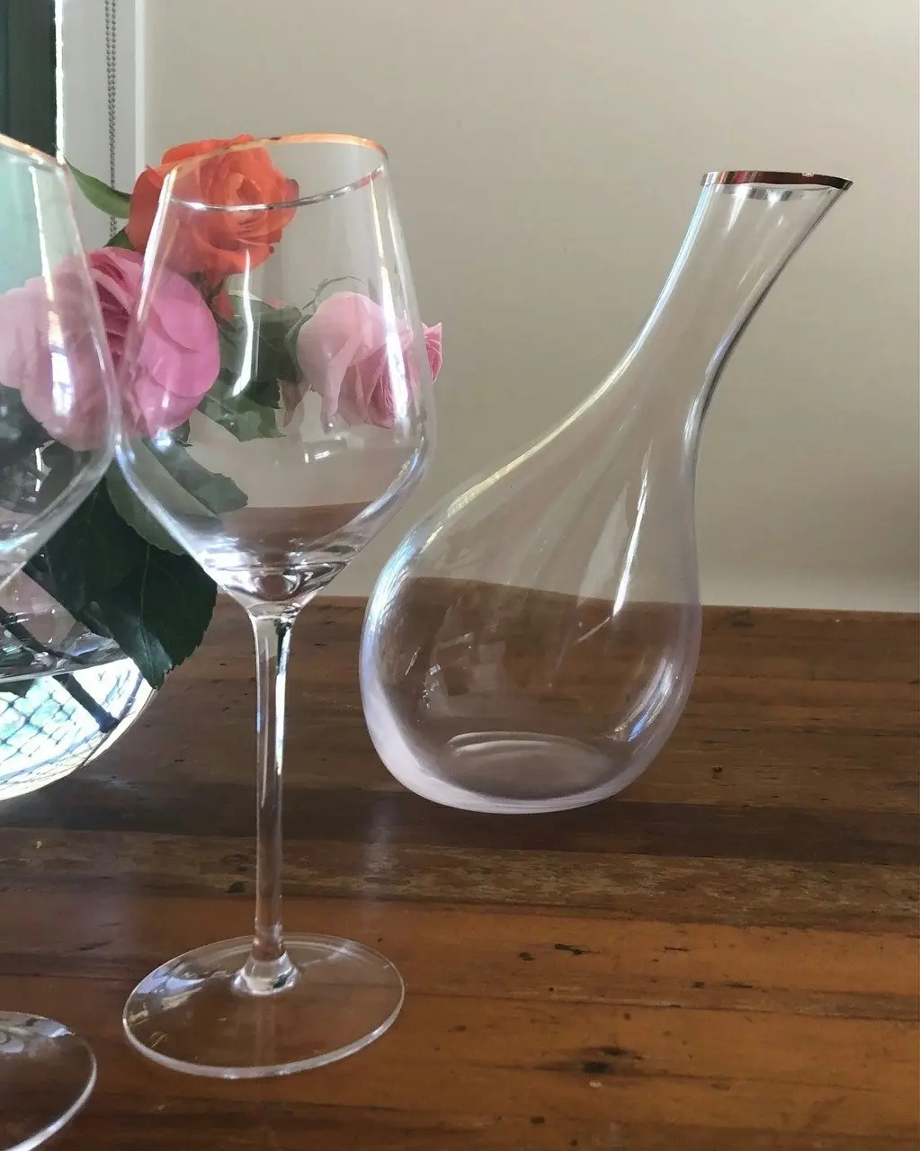 L.K. Luxe Drinkware Manhattan Elegance Wine Decanter - Warehouse Sale